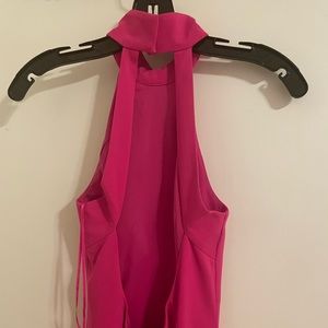 Pink Jay Godfrey Halter Dress